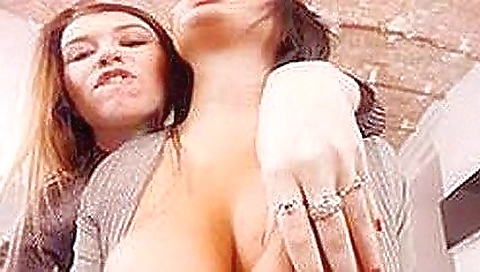 Two horny babes get a wild and fuck