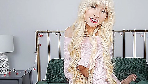 Sexy blonde fucked and cum