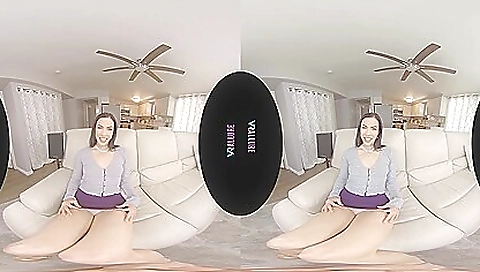 Sexy brunette gets her tight pussy pounded