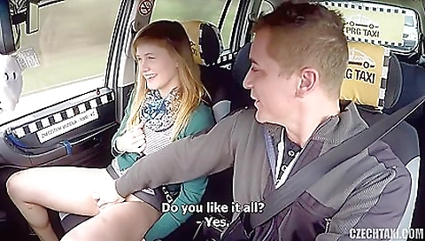 Sexy young blonde gets her pussy stretched