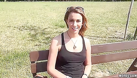 Blonde babe with huge tits gets hot analed