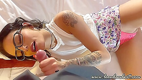 Mas brethren beauori and her step son's cock