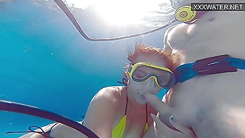 Sexy girl fucked in the kitchen and mouth