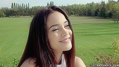 Sexy brunette hair sucks and fucks