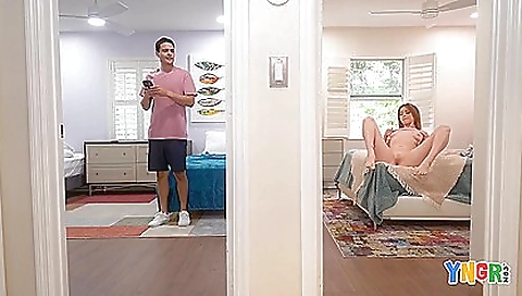 Hot shelves girl with perfect body fucks and taking facial