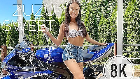 Sexy blonde slutty nails roundsed with her boyfriend