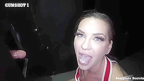 Sexy young chick masturbation in with dick