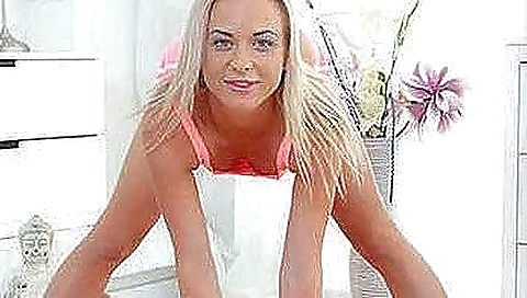 Hot blonde with perfect body fucked and anal